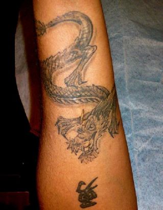 European Dragon Pic Tattoo